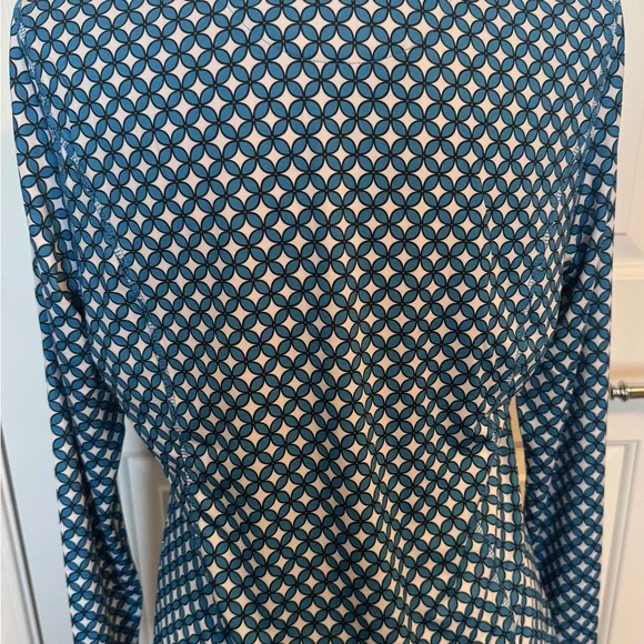 NWT Callaway Women’s Geometric Long Sleeve Top Sun Protection Golf Shirt Medium - Picture 3 of 7